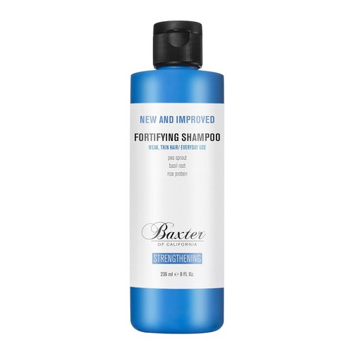 Baxter of California Daily Fortifying Shampoo for Men - Cleanses & Strengthens All Hair Types | Fresh Mint Scent