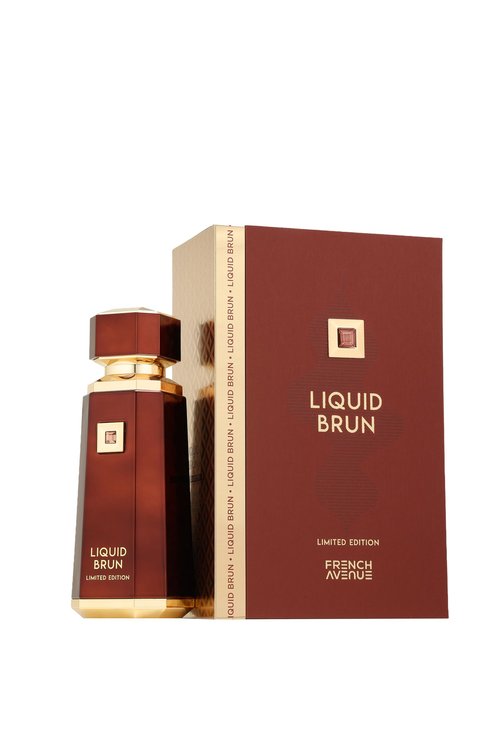 French Avenue Liquid Brun Limited Edition Extrait De Parfum, 150ml, Bergamot Cardamom Cinnamon Orange Blossom Vanilla Praline Musk