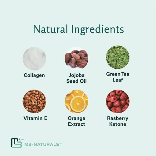 M3 Stretch Mark Cream - Collagen & Stem Cell Infused Maternity Skincare | Green Tea & Raspberry Ketones
