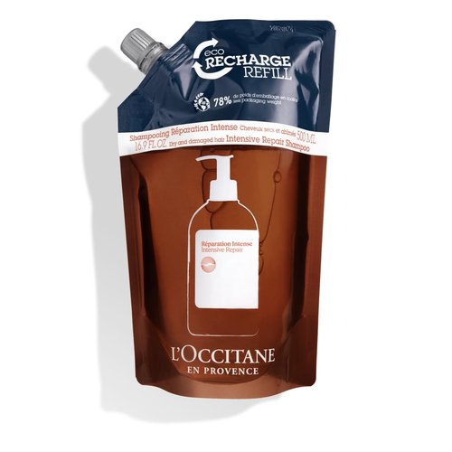 L'Occitane Intensive Repair Shampoo - Revitalize Dry, Damaged Hair | Silicone-Free & Vegan Formula