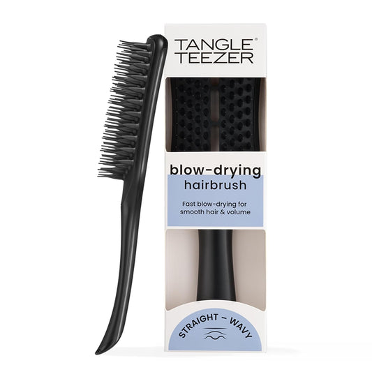 Tangle Teezer Ultimate Blow Dry Brush - Vented Hair Brush for Quick Blowouts | Adds Volume & Lift, Jet Black