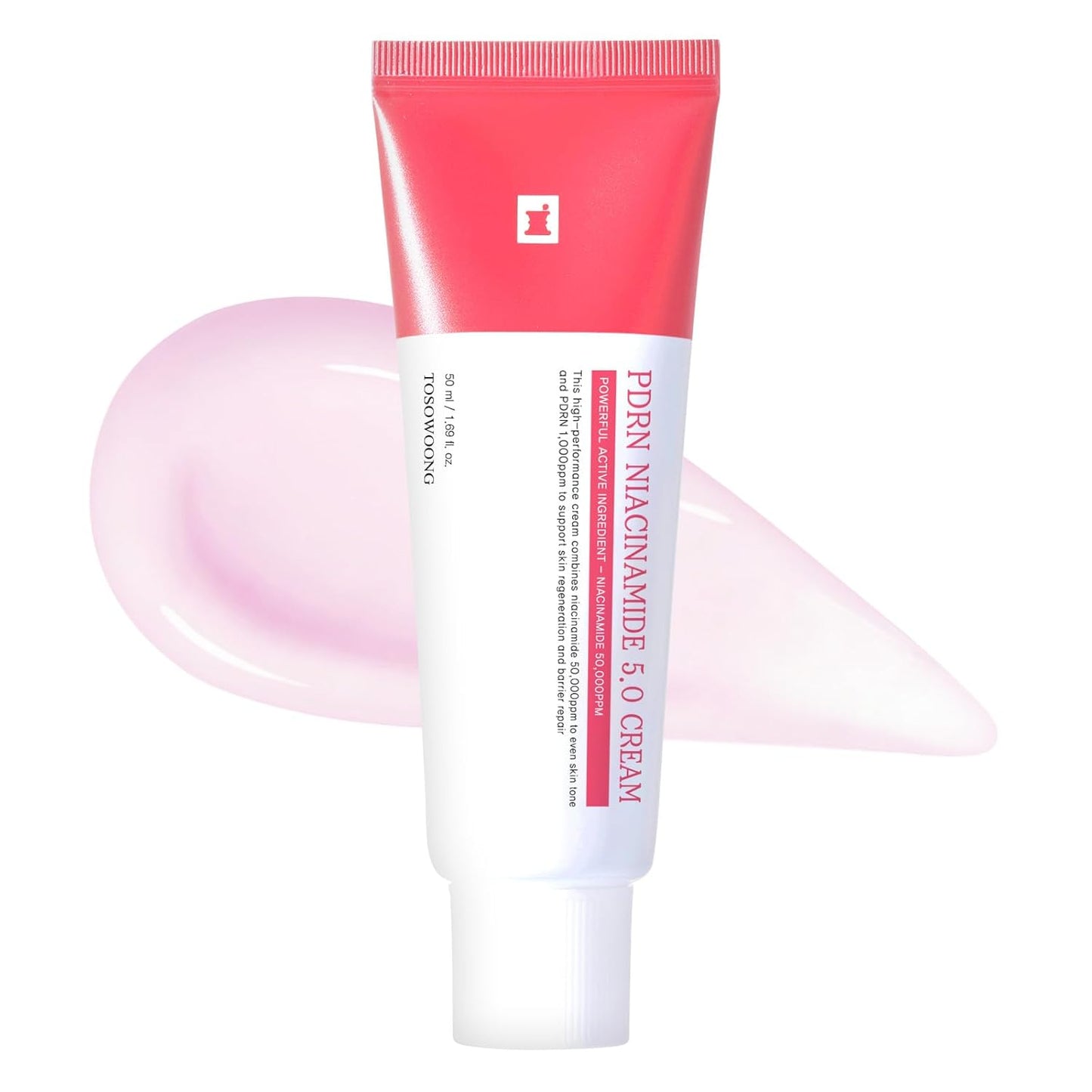 TOSOWOONG PDRN Niacinamide 5% Cream - Dark Spot Remover & Hydrating Moisturizer | 50ml Korean Skincare