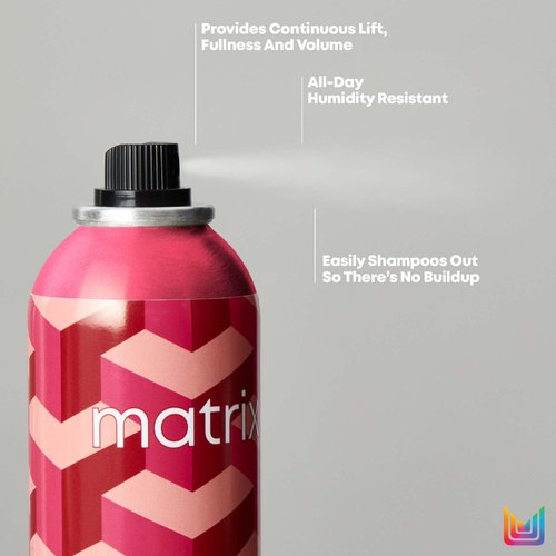 Matrix Styling Fixer Hairspray - Adds Flake-Free Lift, Fullness and Volume, Controls Frizz, Dry Finish With Flexible Hold, For All Hair Types, Vegan, 11.1 Oz