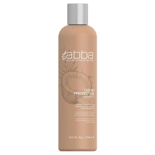 ABBA Pure Color Protection Shampoo - Nourishing Coconut Oil & Sage Formula