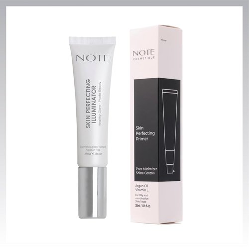 NOTE Skin Perfecting Illuminator - Hydrating Makeup Primer with Argan Oil & Vitamin E - 1.2 oz
