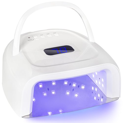 NailFace Cordless UV LED Nail Lamp, 60W Rechargeable Nail Dryer Nail Polish Curing Light for Manicure with Auto Sensor & 4 Timer Modes Salon & Home