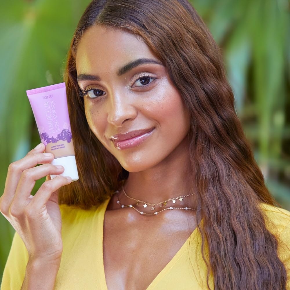 Tarte Maracuja Tinted Moisturizer - Lightweight Sheer Foundation with Hydrating Hyaluronic Acid & Turmeric