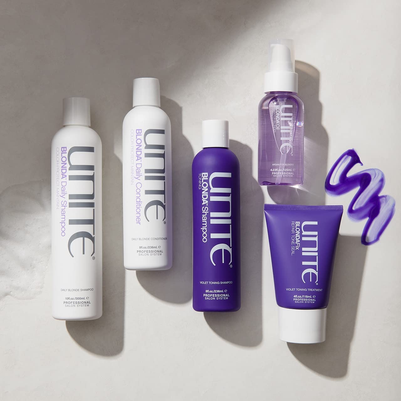 UNITE Hair - BLONDA Fix Treatment - Tone & Strengthen Blonde, Gray & Highlighted Hair - 4 Fl Oz