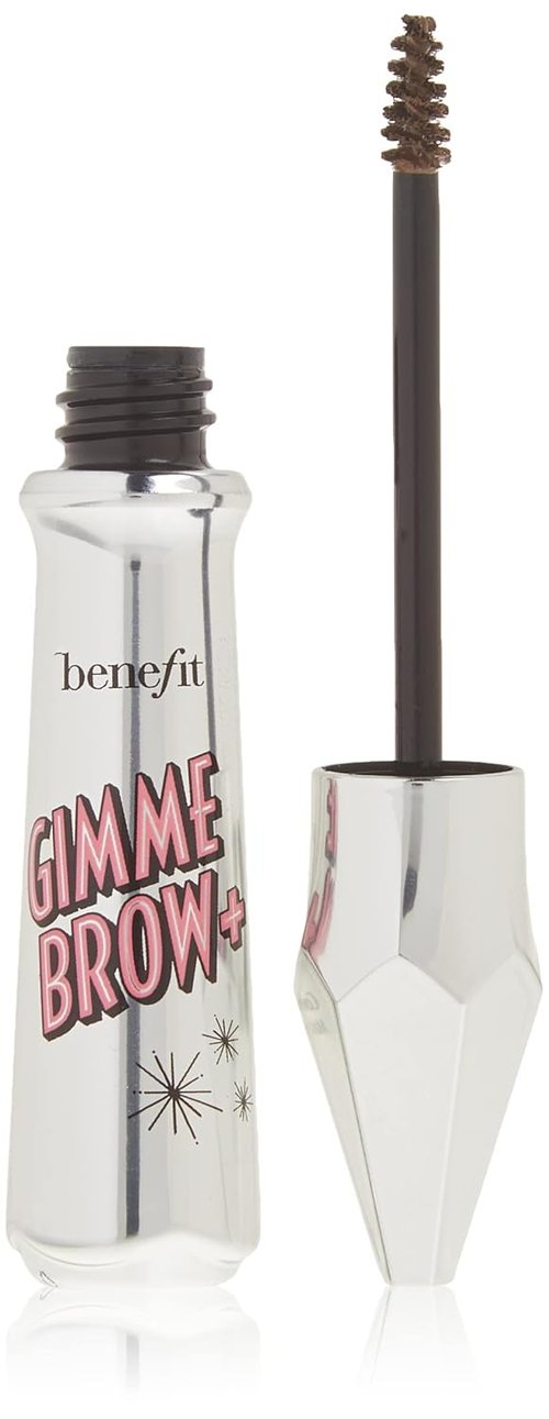 Benefit Gimme Brow Volumizing Fiber Gel - Medium Dark Warm #4, 0.1 Oz for Fuller Brows