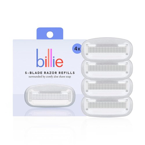 Billie Razor Refill Blades for Women - 4 Count Pack | Smooth & Comfortable Shaving