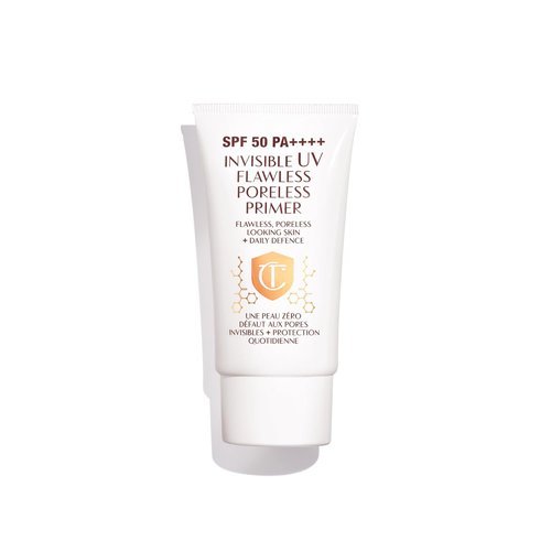Charlotte Tilbury Invisible UV Flawless Makeup Primer - SPF 50 Sunscreen & Poreless Hydration - 1 oz