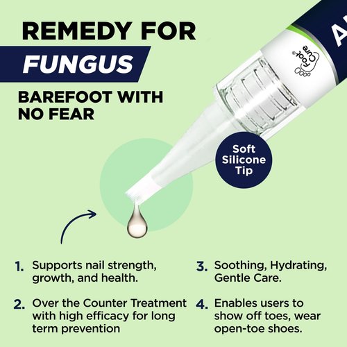 Footcure Antifungal Nail Treatment Pen - Extra Strength Toenail Fungus Repair with 25% Undecylenic Acid & Tea Tree Oil