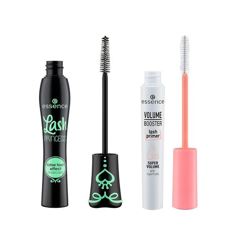 Essence Lash Princess Mascara Bundle - False Lash Effect & Volume Booster Primer