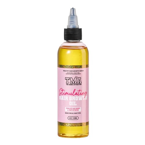 Mane Attraction Hair Oil - Stimulating Hair Growth & Moisture Sealing for All Hair Types - 4 Fl Oz