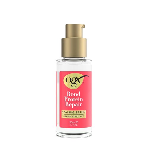 OGX Repair & Protect Bond Protein Hair Serum - Frizz Control & Paraben-Free, 1.7 fl. oz