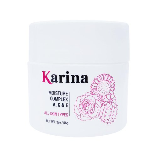 Karina Face Moisturizer - Hydrating Vitamin C Cream with Vitamins A, C & E | Nourishing for All Skin Types - 2 oz