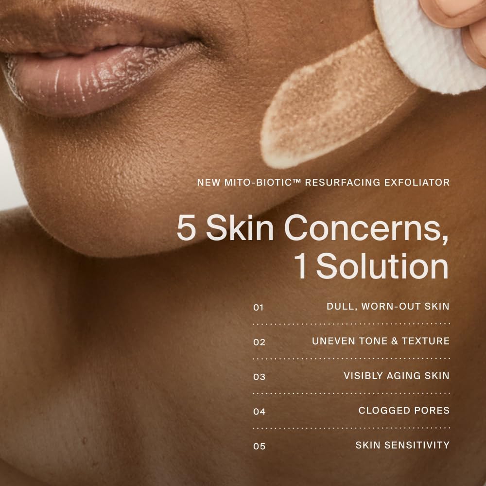 Timeline Mitopure™ Face Exfoliator - Plant-Based Acids for Purifying, Toning & Hydrating - 3.38 Fl Oz