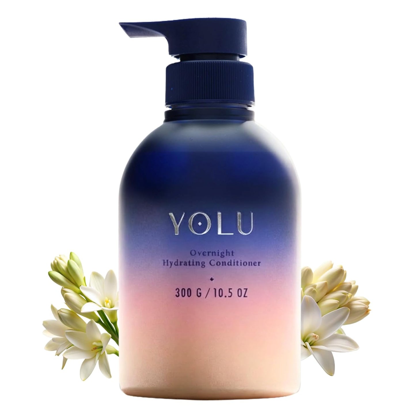 YOLU Deep Conditioner for Damaged Hair - Overnight Hydrating Treatment with Tuberose - 10.5 oz