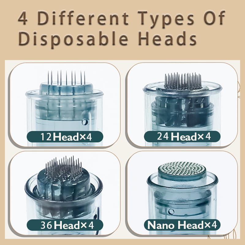 Microneedling Pen - Professional Microneeding 0.25 Mm Beauty Tools, Microneedles Roller Pen Grooming Tools For Women And Men