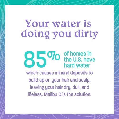 Malibu C Mini Rehab Hard Water Wellness | 2 Nourishing Remedy Packets for Hair Detox