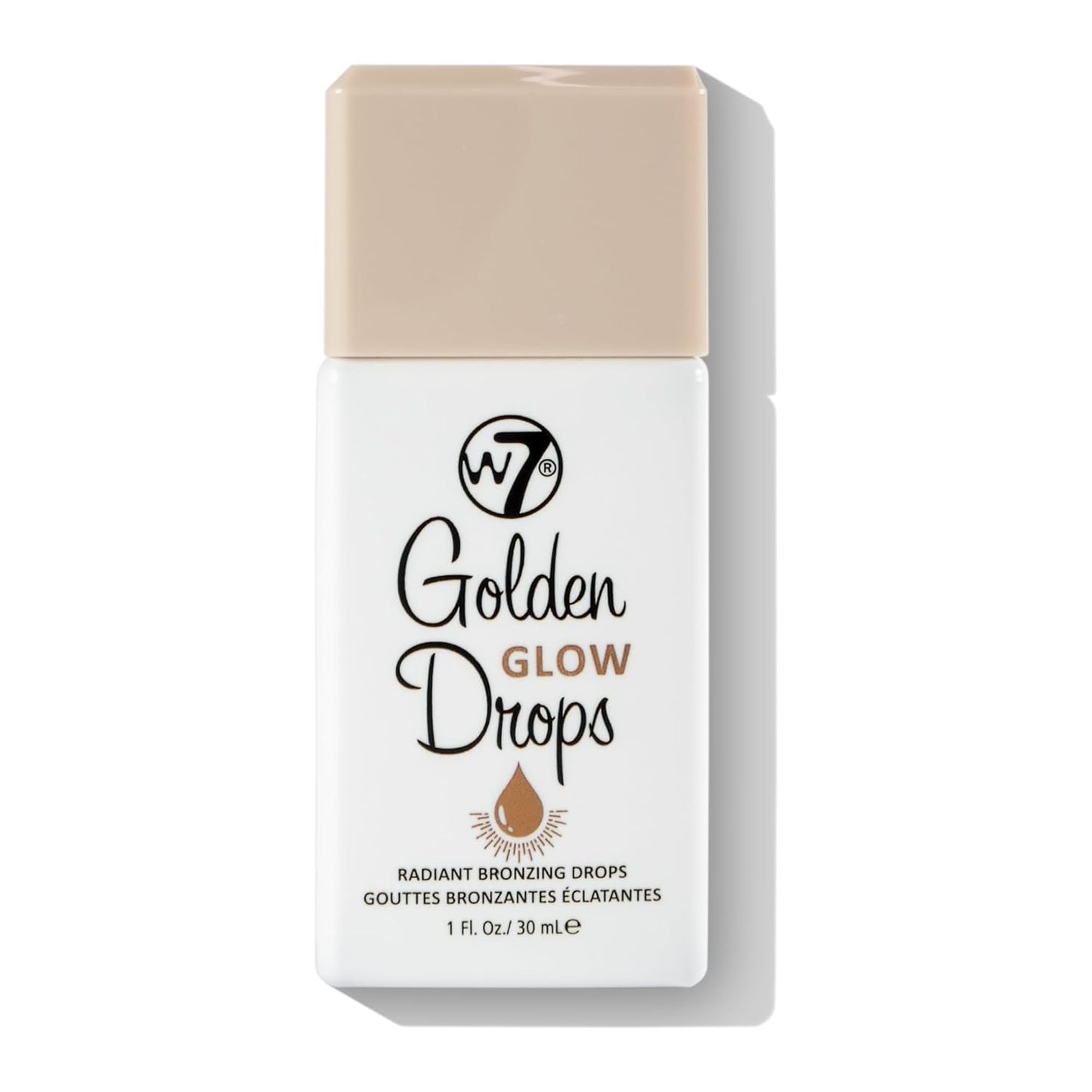 W7 Golden Glow Drops - Liquid Bronzing Drops for Flawless Skin & Radiant Glow | 30ml