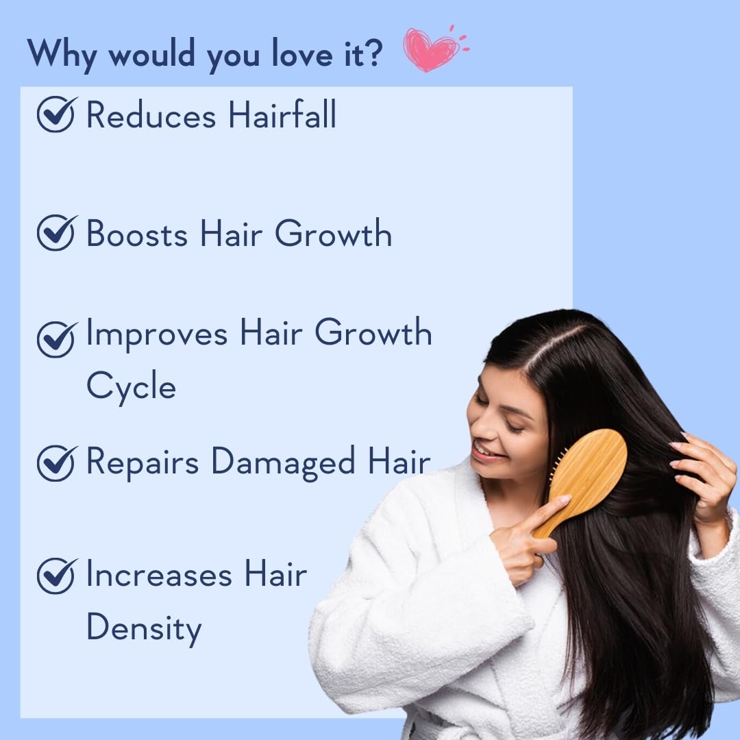 WishCare Hair Growth Serum - Concentrated Formula with Rosemary, Redensyl, Biotin & Caffeine, 1.7 oz