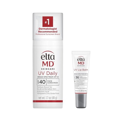 EltaMD UV Daily SPF 40 Face Sunscreen - Zinc Oxide Moisturizer, 1.7 oz Pump for Daily Protection
