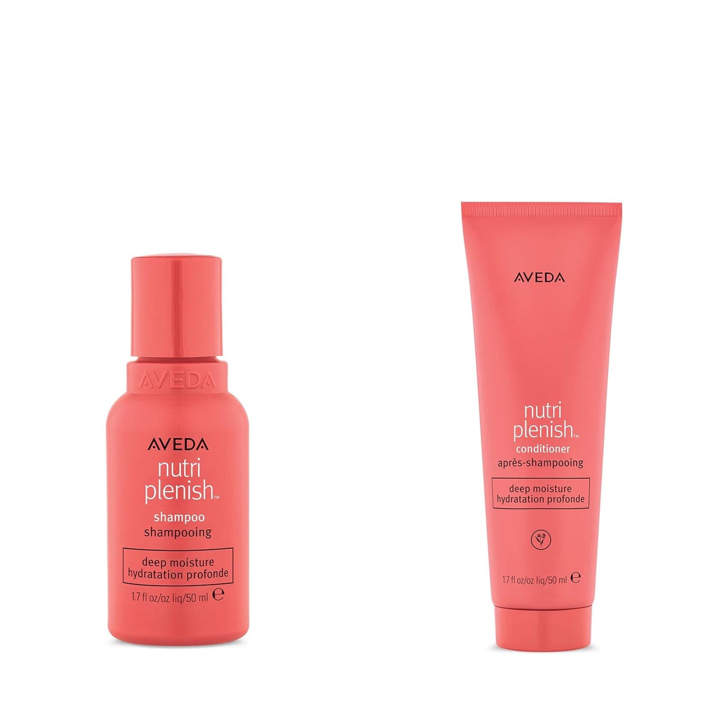 Aveda Nutriplenish Deep Moisture Shampoo & Conditioner Duo - Nourishing Travel Size Set for Dry Hair