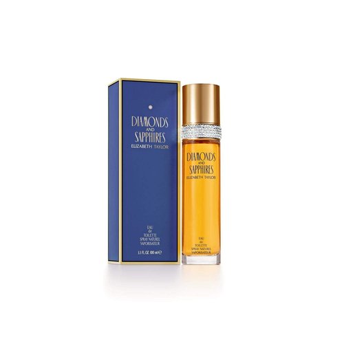 Elizabeth Taylor Diamonds & Sapphires Eau De Toilette Spray - 3.3 Fl Oz | Elegant Fragrance for Women