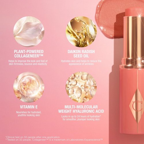 Charlotte Tilbury Unreal Healthy Glow Blush Stick - Buildable Cream Formula for Luminous Skin - Easy to Use & Blendable