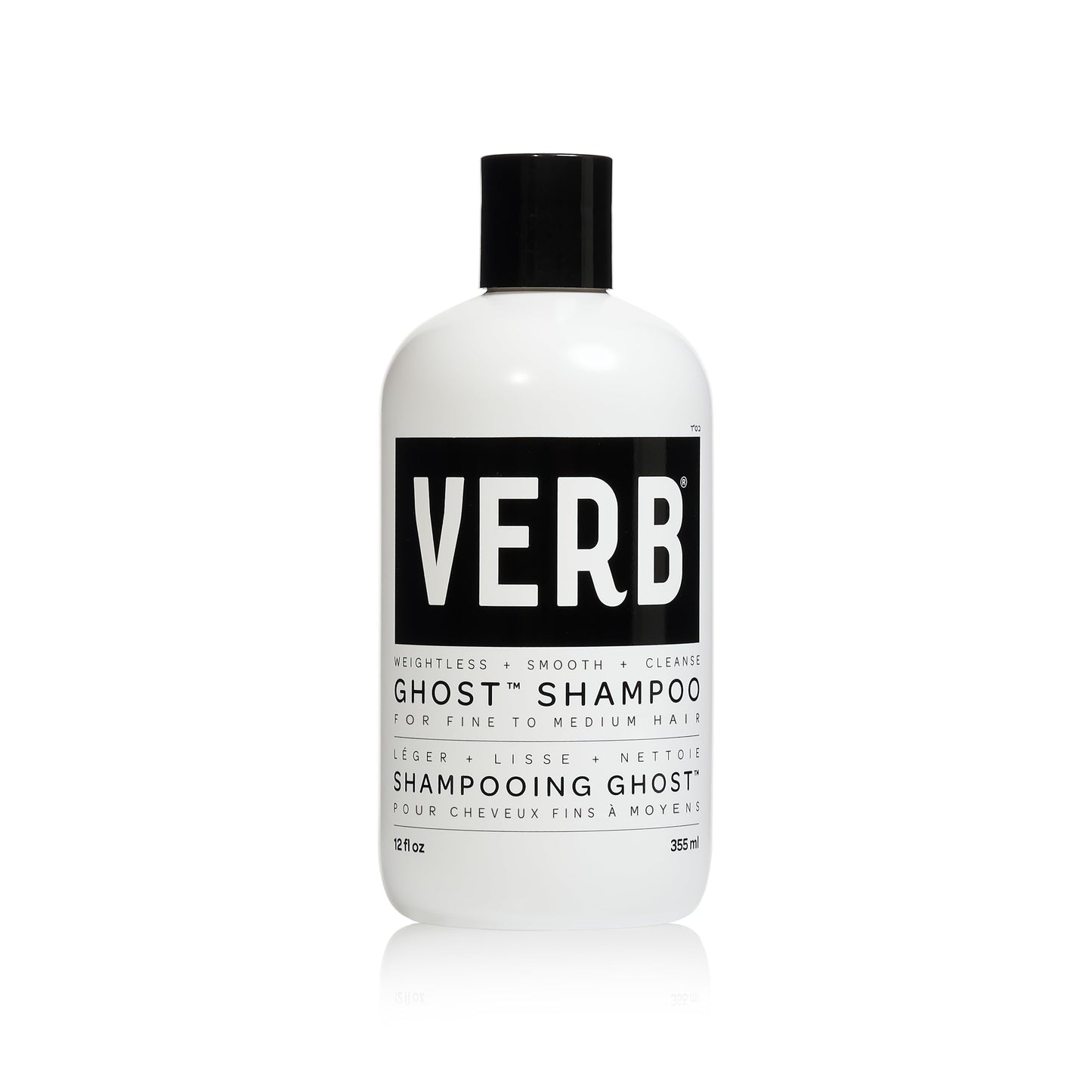 VERB Ghost Shampoo - Infused with Moringa Oil - Cleanses Fine and Weighed Down Hair - Vegan, No Parabens or Harmful Sulfates