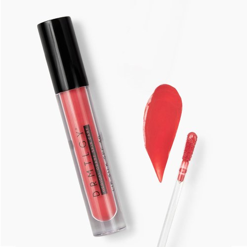 DRMTLGY Lip Silk SPF 40 - Tinted Balm & Gloss with Mineral Sunscreen | Hydrating, Plumping, Non-Sticky Formula
