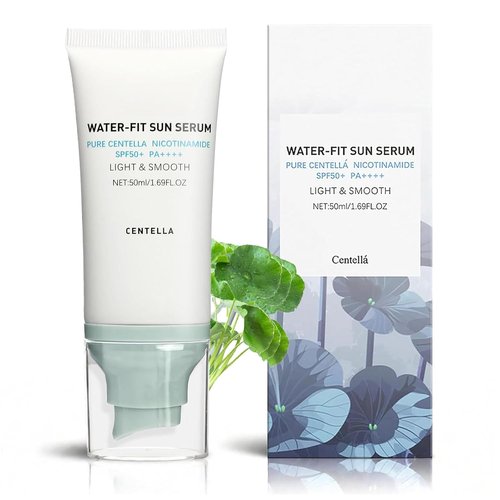 Centella Korean Sunscreen SPF 50+ - Lightweight Mineral Formula for Sensitive Skin | 1.7 oz