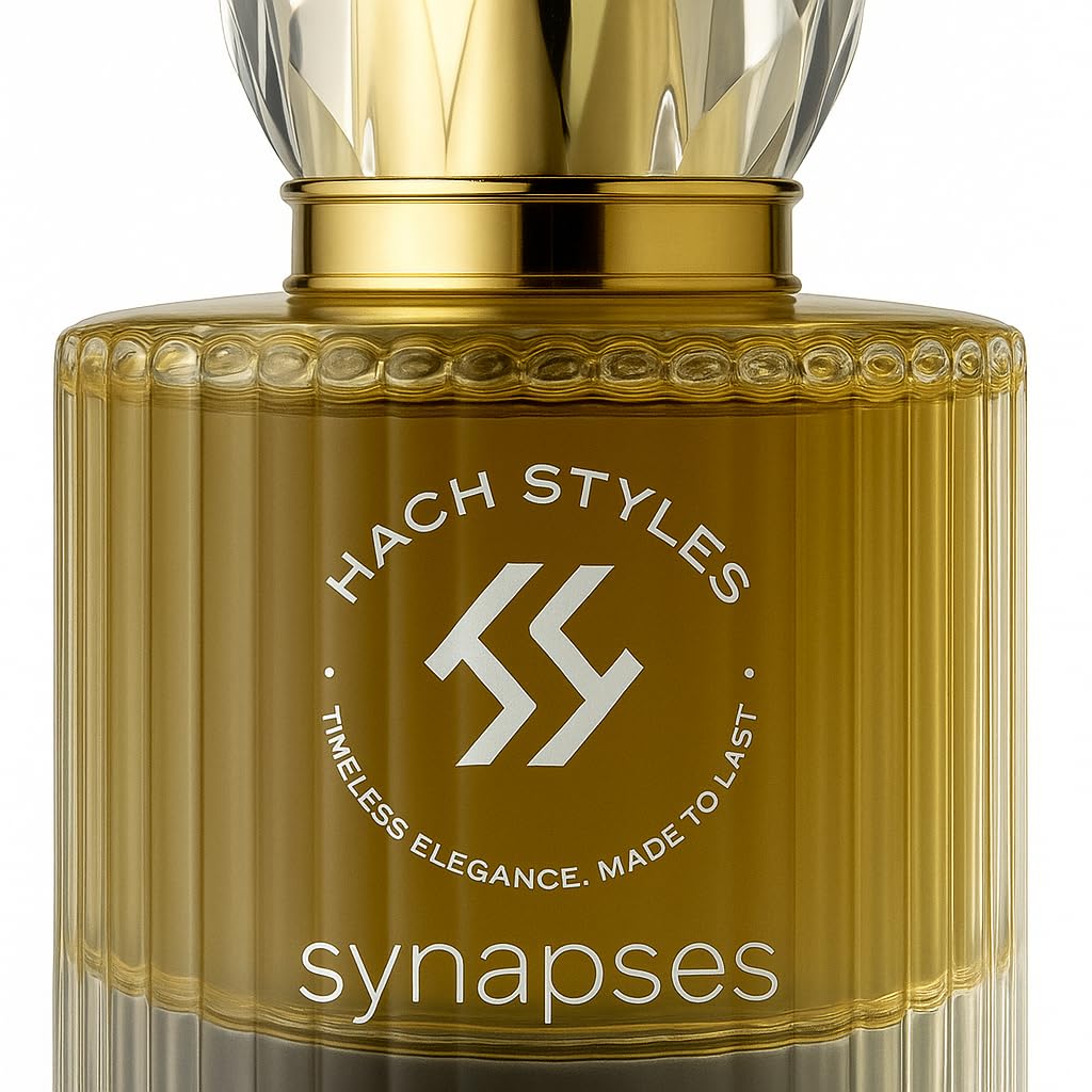 Synapses (Organic Non-toxic clean Perfume with Premium Natural Ingredients Luxury Fragrance of Bergamot, Black Pepper & Sandalwood) - 50 ml / 1.7 fl oz