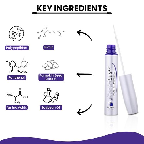 RapidLash Eyelash Enhancing Serum - Hydrating Lash Conditioner with HEXATEIN 1 Complex - 3 mL / 0.1 fl oz