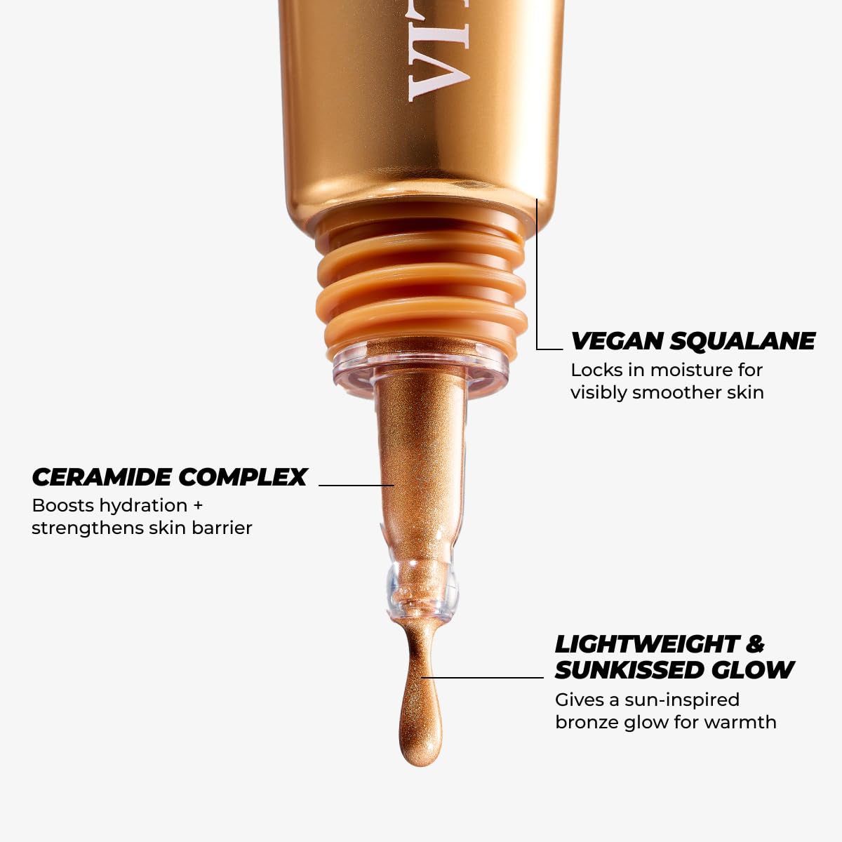 Vitamasques Bronzing Drops - Clean & Skin-Friendly Tanning Solution for a Radiant Glow | Fragrance-Free, Dermatologist Tested