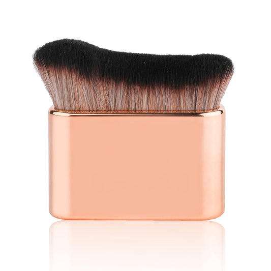 Skiennix Self Tanning Brush - Premium Foundation Tan Applicator for Face & Body (Rose Gold)