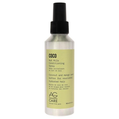 AG Care COCO Nut Milk Conditioning Curl Spray - Deep Conditioning Detangler for Soft Curly Hair, 5 Fl Oz
