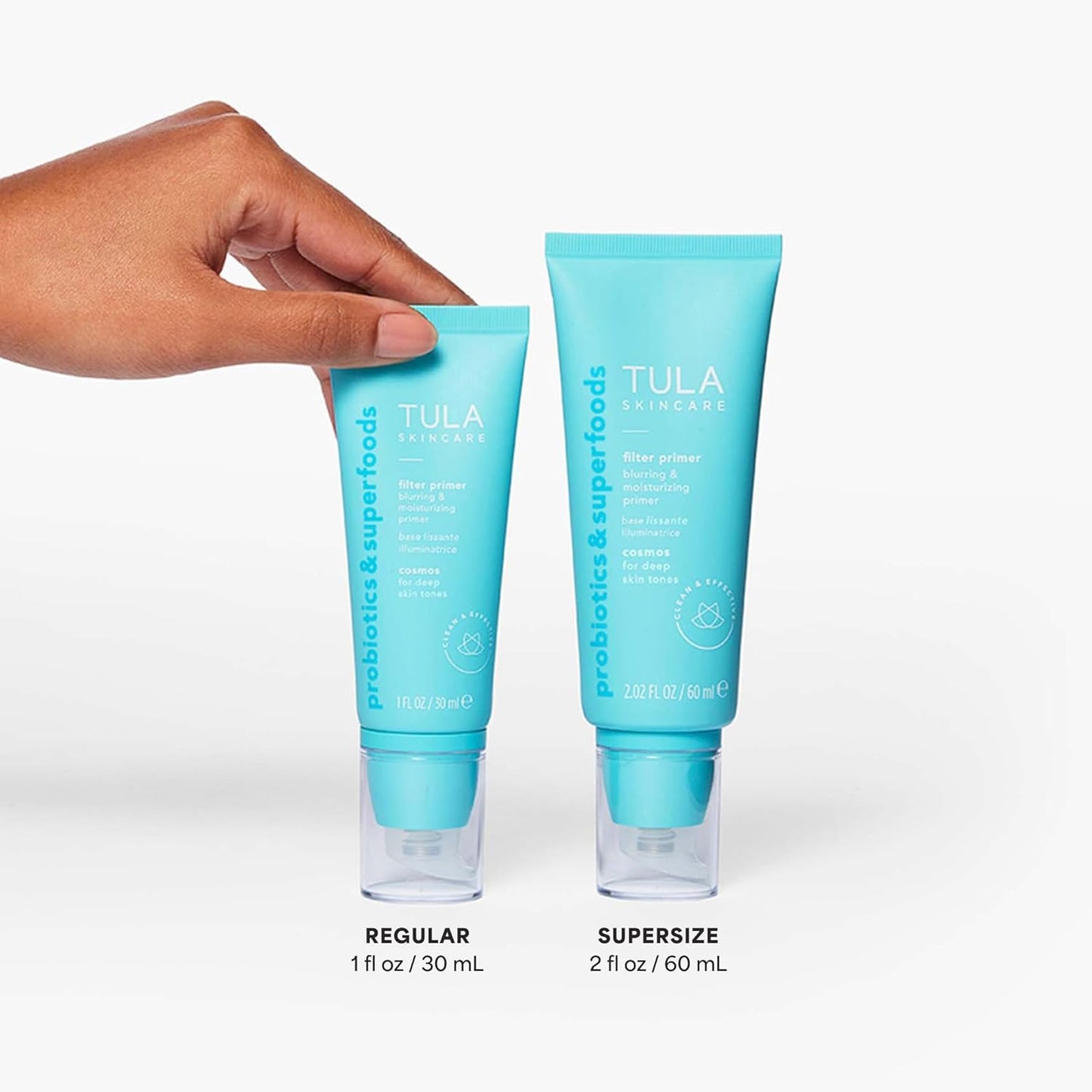 TULA Skin Care Face Filter Primer - Blurring, Moisturizing & Hydrating for Even Skin Tone & Makeup Longevity