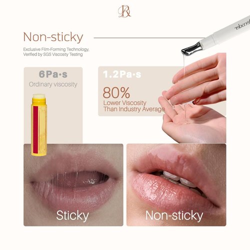 Decoder Moisturizing Lip Oil for Women - Natural Nourishing Formula with Squalane & Sea Buckthorn | Long-Lasting Hydration & Glossy Finish (1)