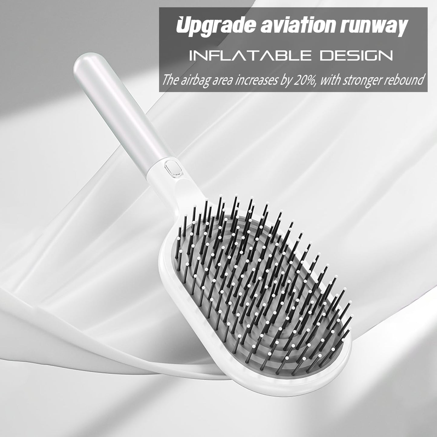 WYNK Detangling Brush - Soft Bristles for Fast Drying - Gentle on Thick, Curly Hair | For All Ages