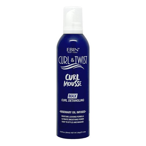 Curl & Twist Supreme Curl Detangling Mousse - 12.49 fl oz | Infused with Rosemary & Olive Oil for Moisture & Curl Definition
