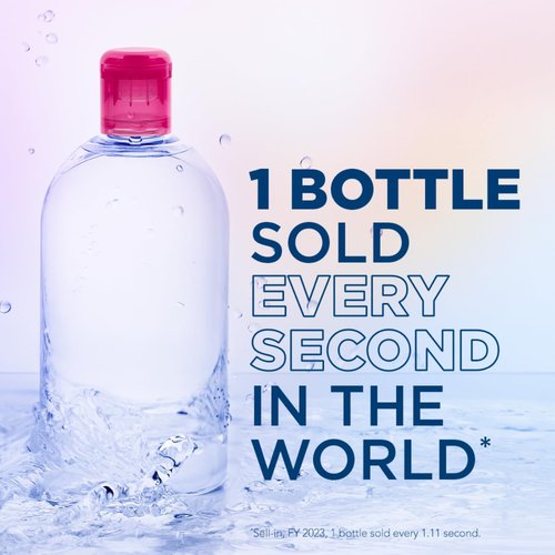 Bioderma Sensibio H2O Micellar Water Limited Edition, Makeup Remover Cleanser, Gentle for Skin, Fragrance-Free & Alcohol-Free, Gentle Face Cleanser for Sensitive Skin, 16.9 Fl Oz