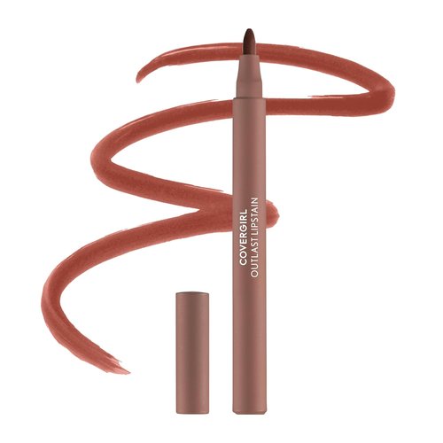 Covergirl Outlast Lipstain - Iconic Darling, Smooth Application, Transfer-Proof, Vegan Formula | 0.06oz