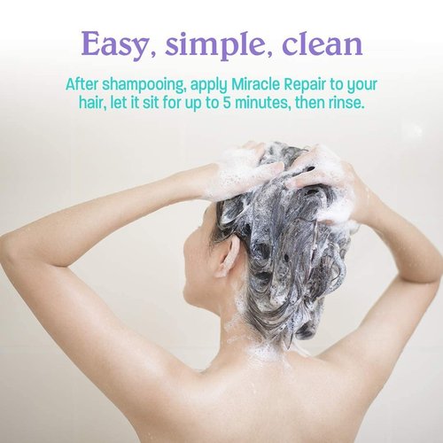 Malibu C Miracle Repair Reconstructor - Nourishing Hair Treatment for Damaged Strands - Flax Protein & Vitamin B5