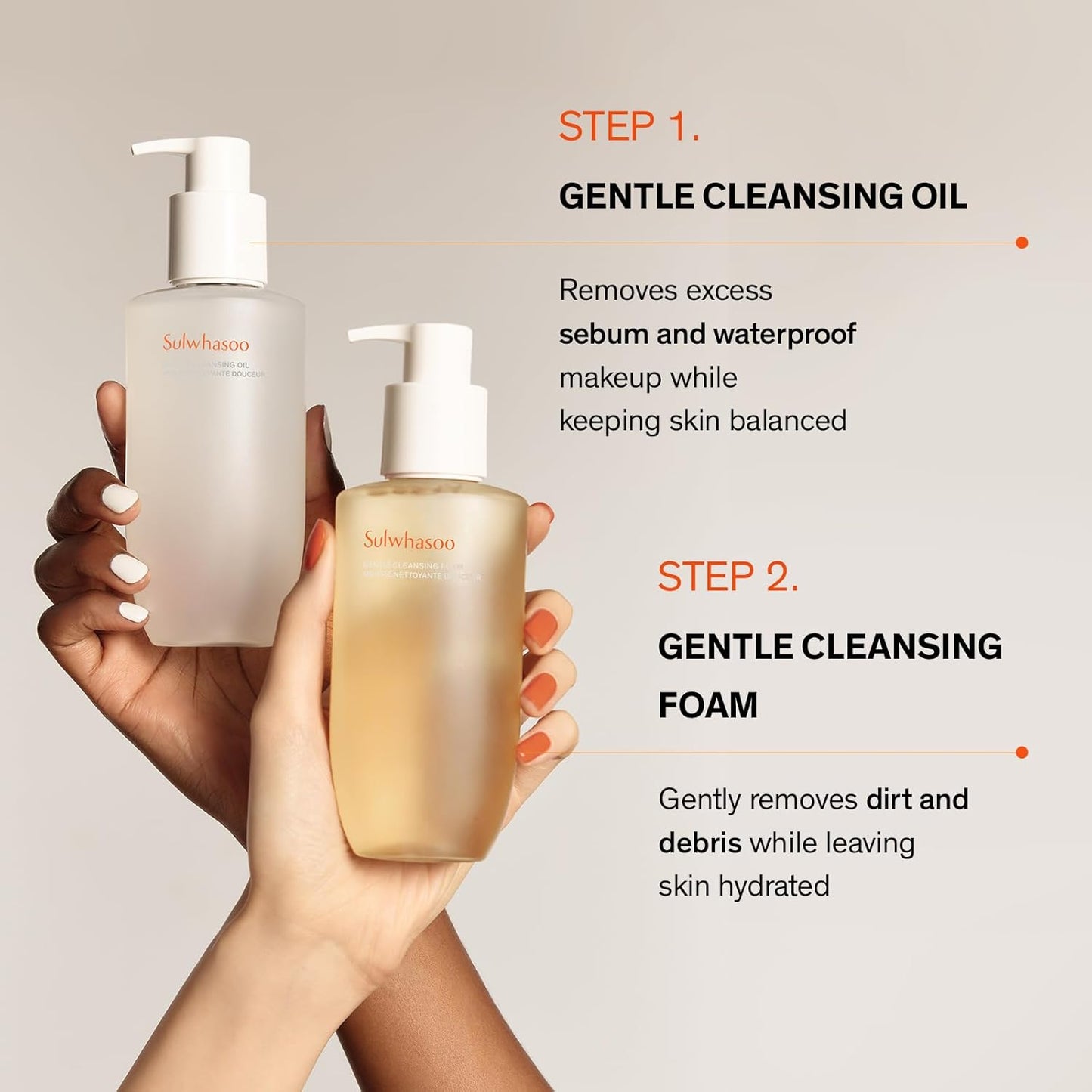 Sulwhasoo Gentle Cleansing Foam | Hydrating Korean Face Wash for All Skin Types - 6.76 fl. oz.