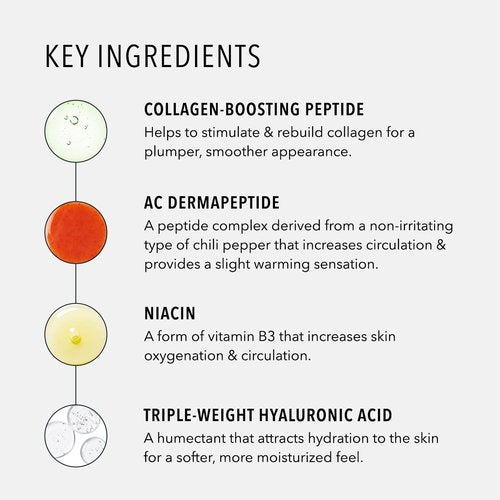 HydroPeptide Lip Plumping Gloss - Hydrating Collagen-Boosting Treatment in Beach Blush, 0.13 Ounce