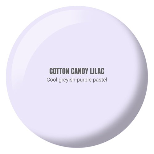 DND Gel Polish Set - Coquette Collection | UV/LED Gel & Air Dry Nail Lacquer Duo - 101 Cotton Candy Lilac, 0.5 Fl Oz