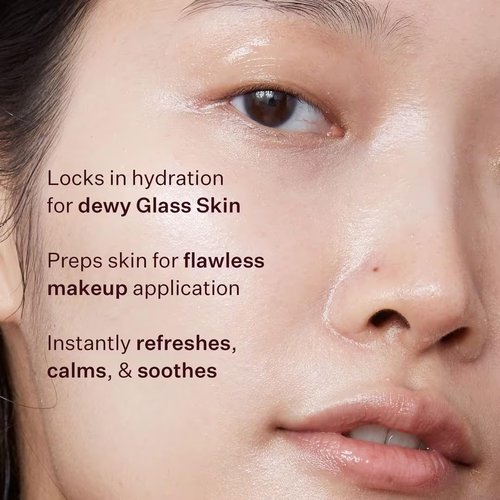 Peach & Lily - Glass Skin Veil Mist - Hydrating Facial Mist with Cucumber Water & Lotus - 3.38 oz