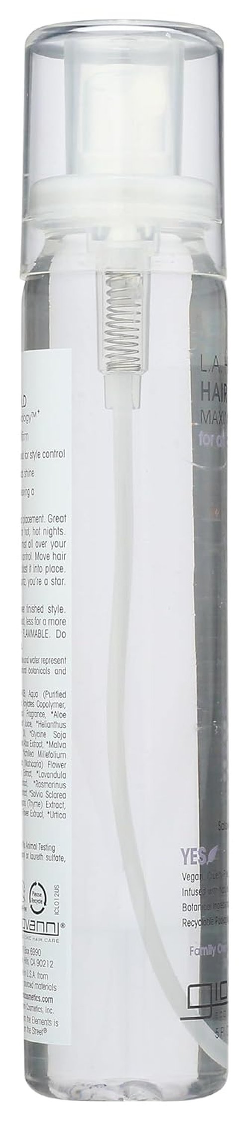GIOVANNI L.A. Hold Hair Spritz - Maximum Hold Styling Spray, Lightweight & Sulfate-Free | 5 oz
